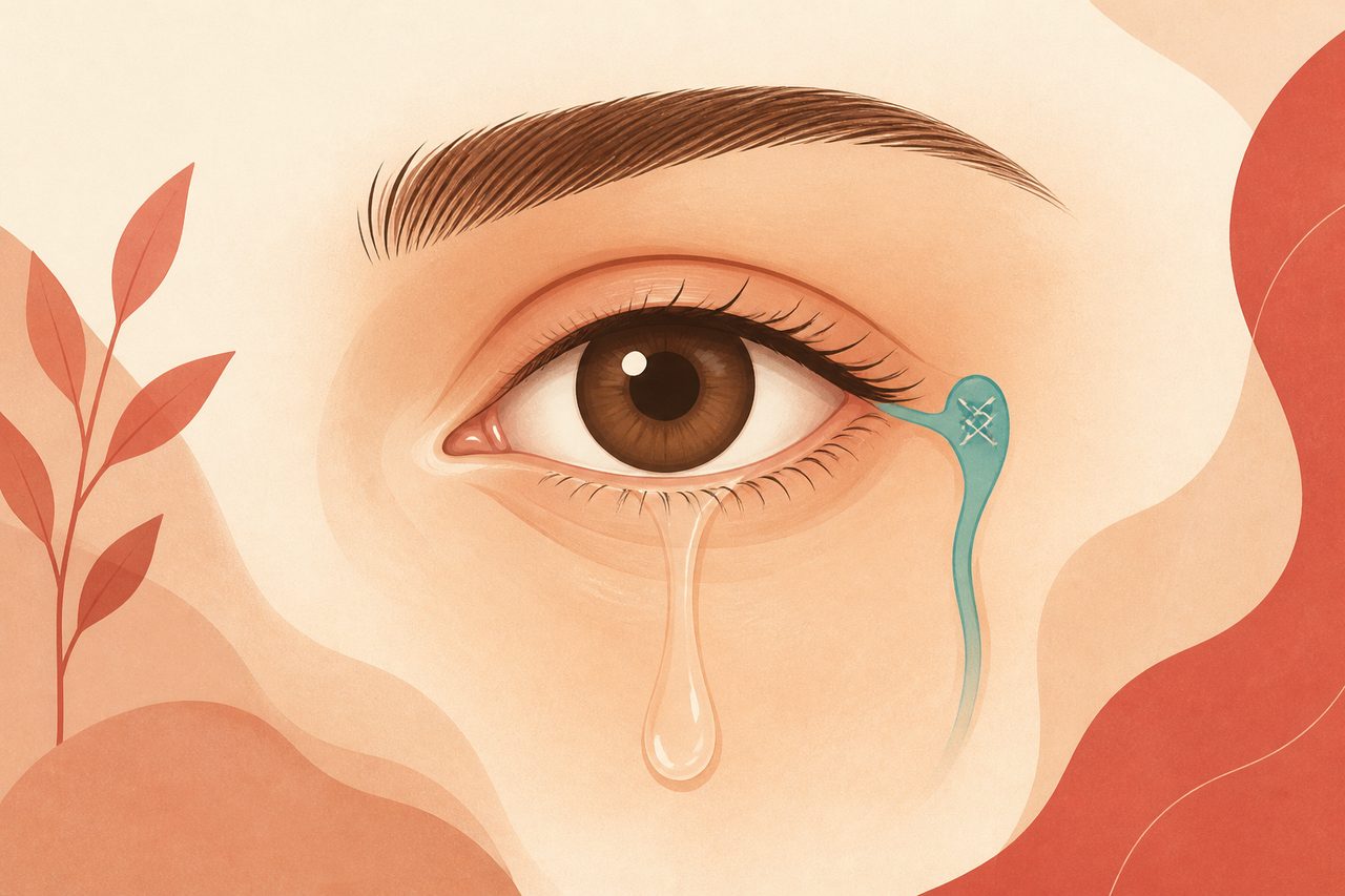 اشک ریزش چشم: علل، نشانه‌های همراه و زمان مراجعه به پزشک