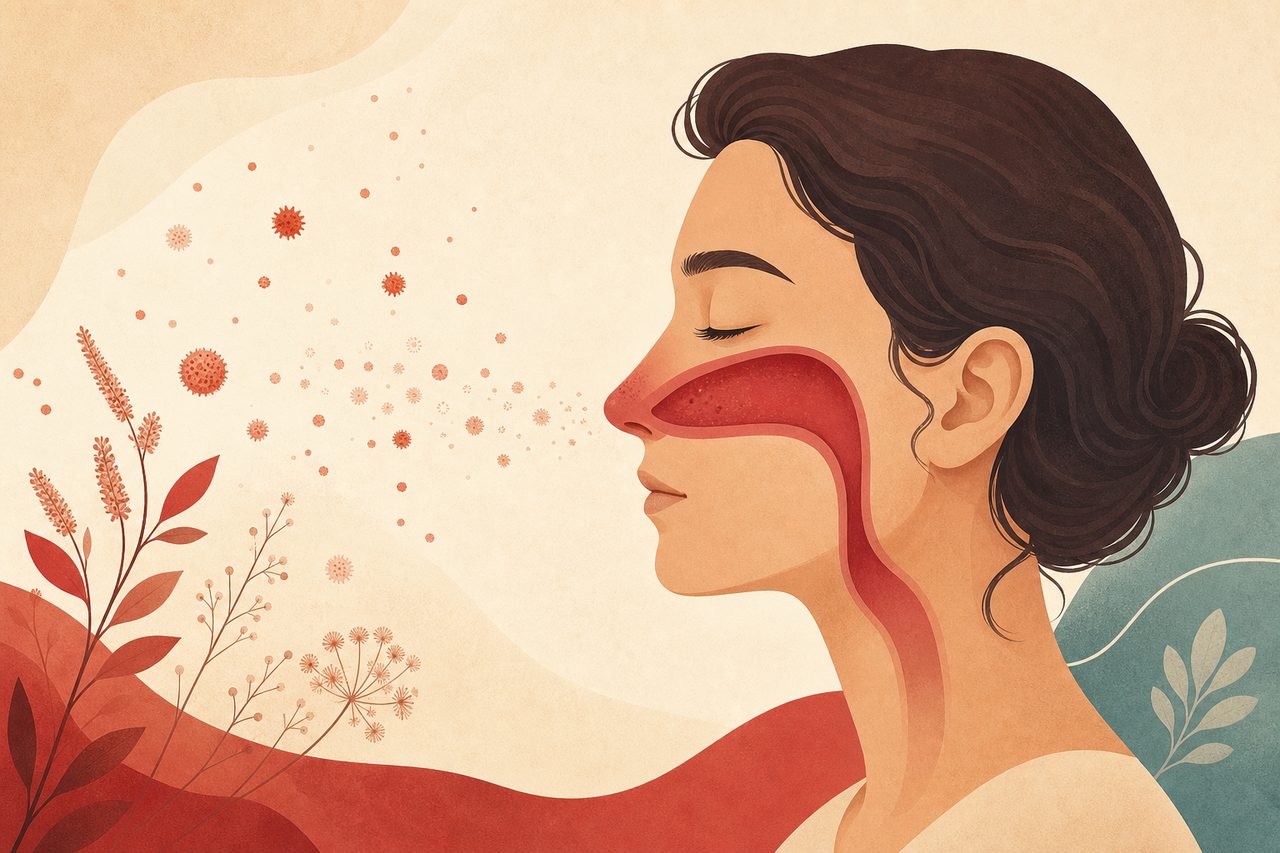 رینیت آلرژیک: علائم، علل و راه‌های کنترل التهاب مخاط بینی