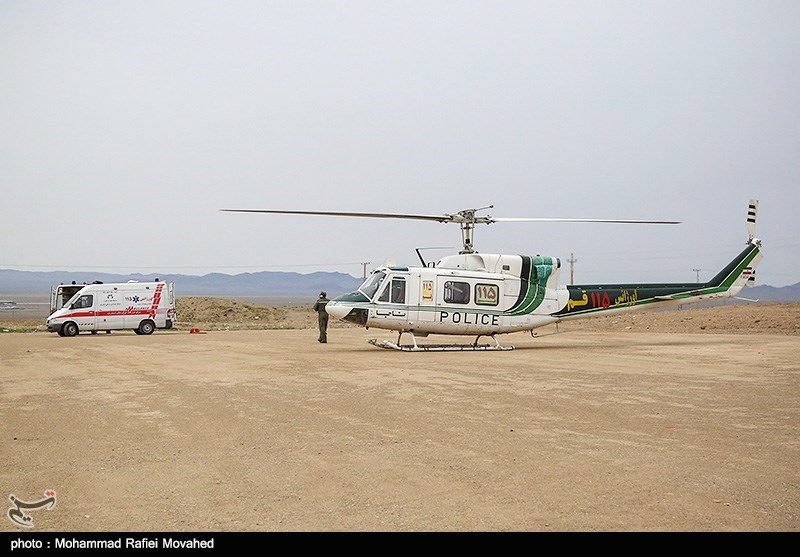 سقوط مرد ۳۴ ساله از ارتفاع بالگرد اورژانس تهران را به پرواز درآورد + تصاویر