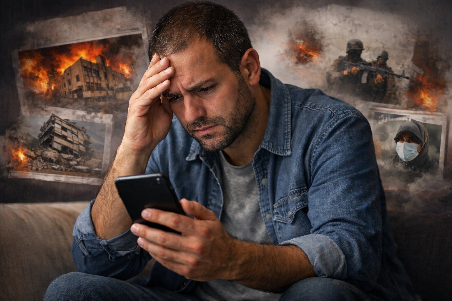 تأثیر اخبار منفی بر مغز ؛ چرا پیگیری مداوم خبرها باعث اضطراب میشود؟ - پاب نرس